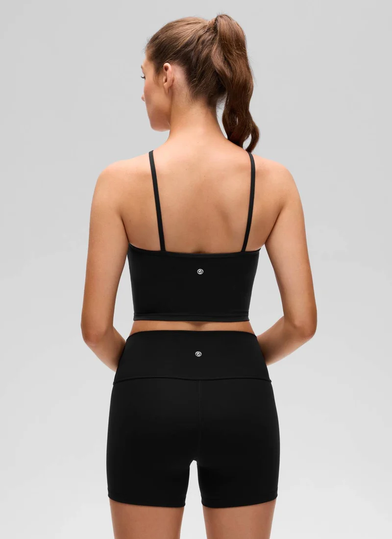 Butterluxe Cross Halter Built in Bra Tank