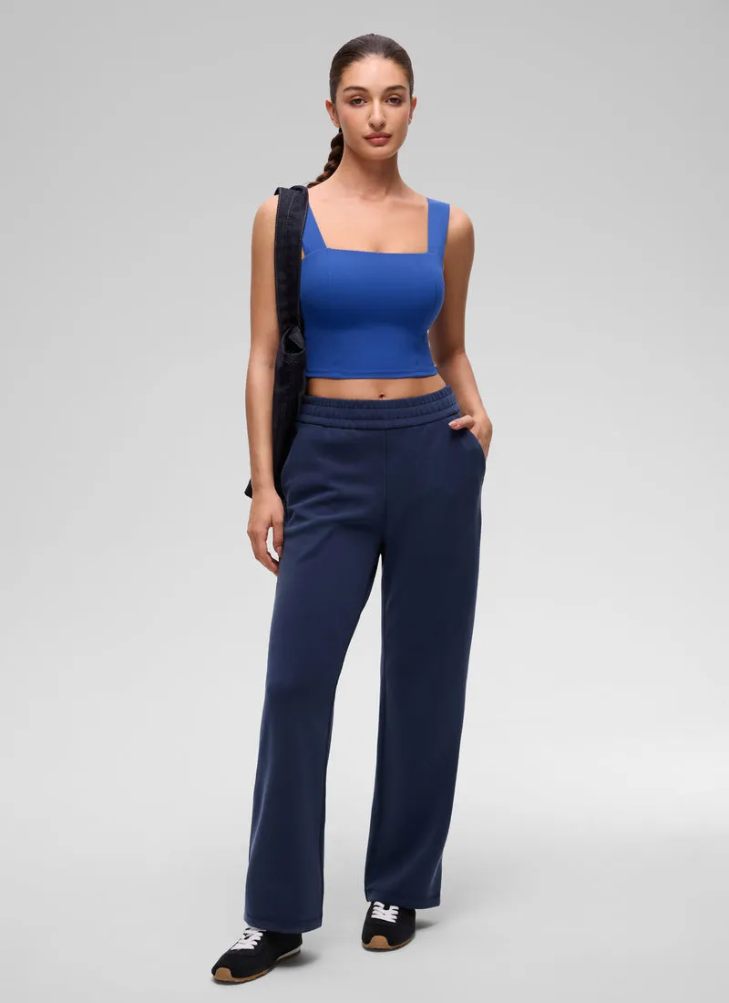 Butterluxe Wide Straps Built in Bra Tank