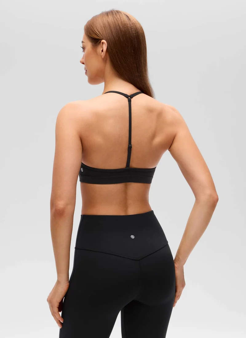 Butterluxe Soft Double Lined T Back Sports Bra