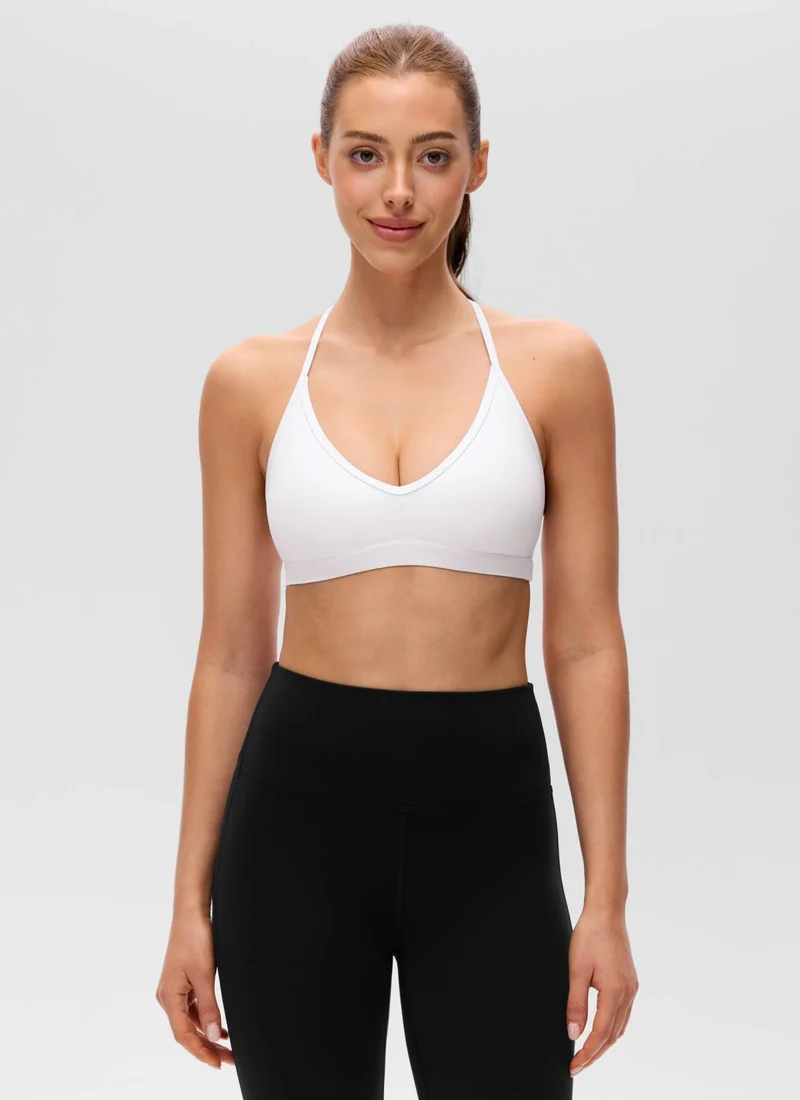 Butterluxe Soft Double Lined T Back Sports Bra