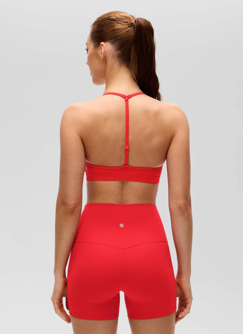 Butterluxe Soft Double Lined T Back Sports Bra