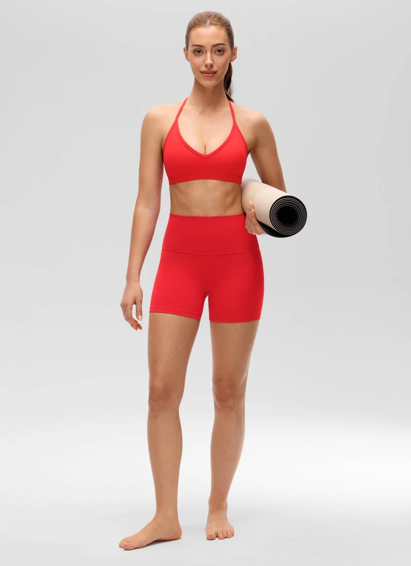 Butterluxe Soft Double Lined T Back Sports Bra