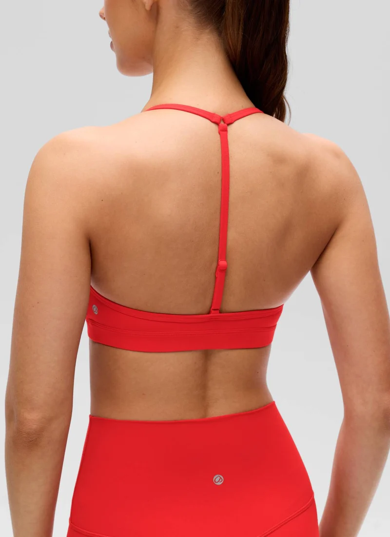 Butterluxe Soft Double Lined T Back Sports Bra