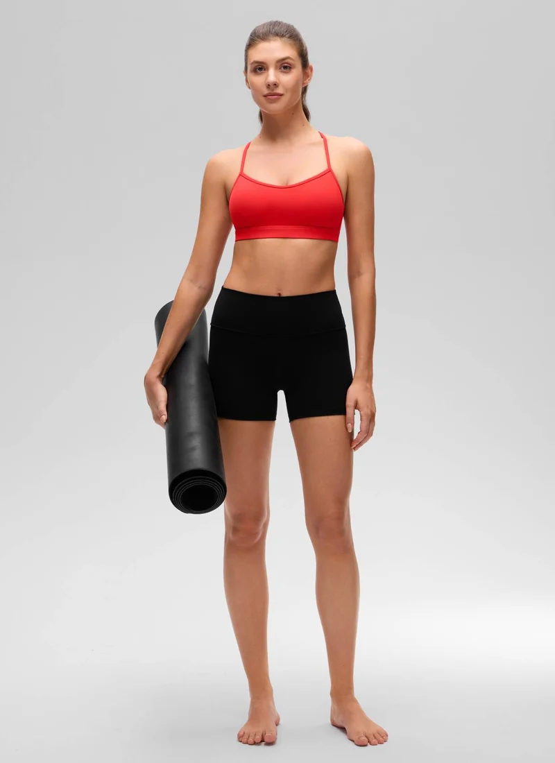 Butterluxe Thin Strap Cross Back Sports Bra