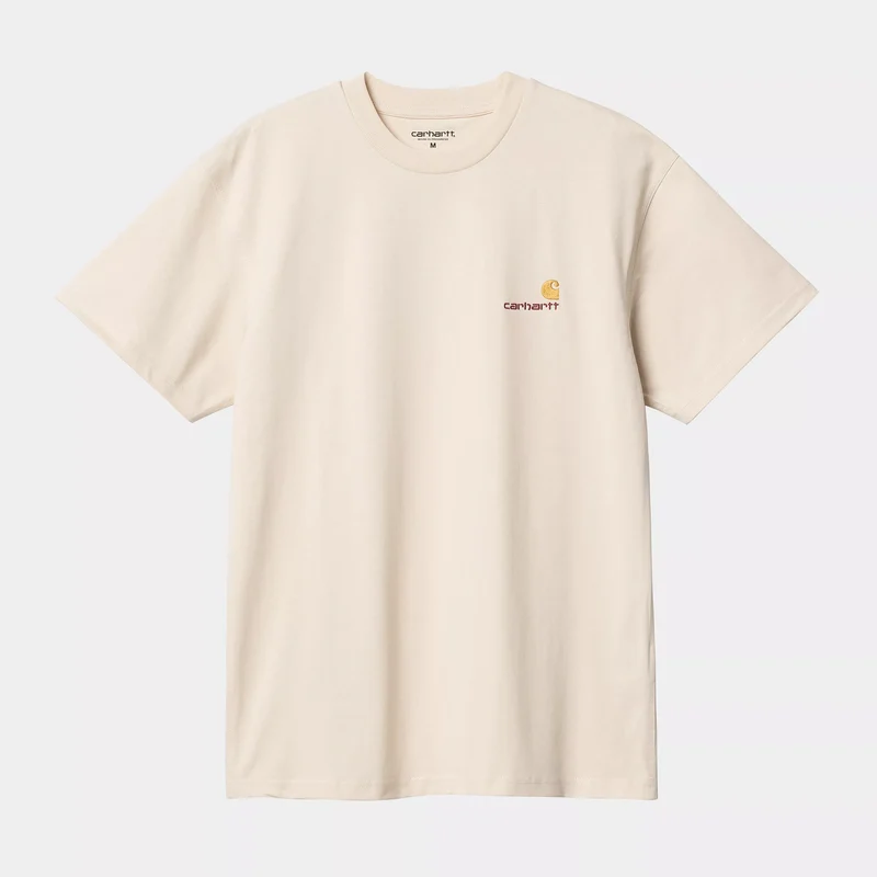 S/S American Script T-Shirt Natural