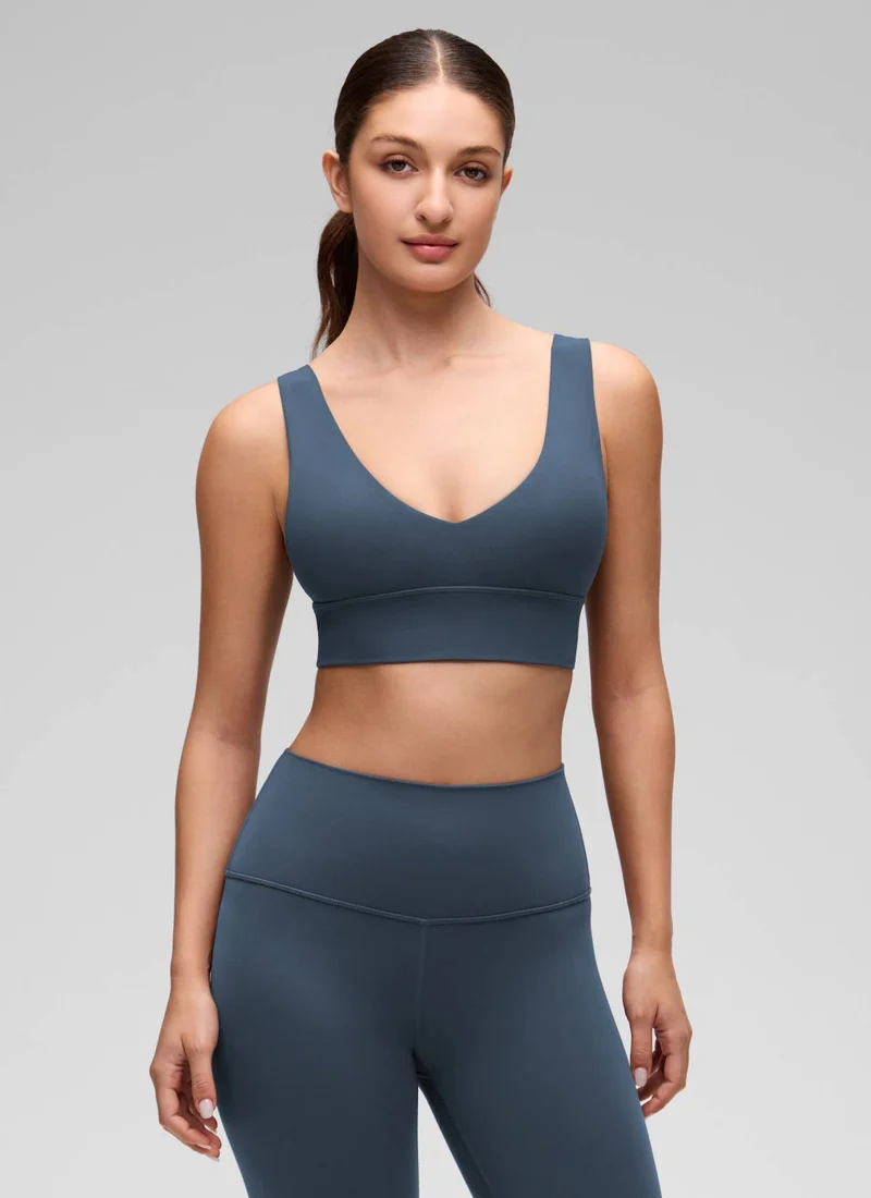 Butterluxe Deep V Neck Longline Sports Bra