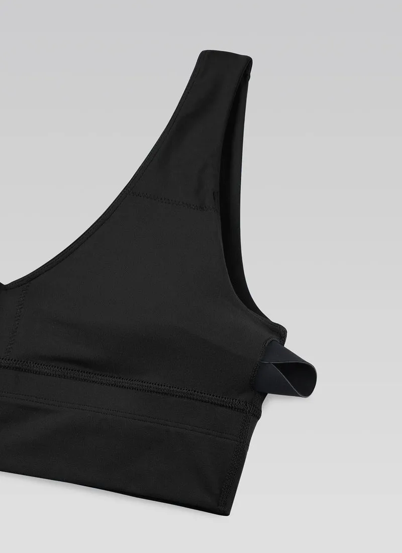 Butterluxe Deep V Neck Longline Sports Bra