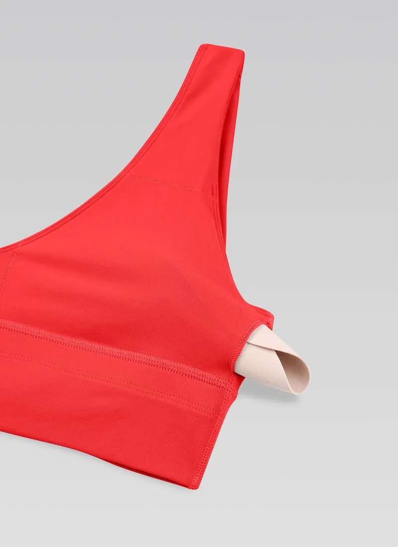 Butterluxe Deep V Neck Longline Sports Bra