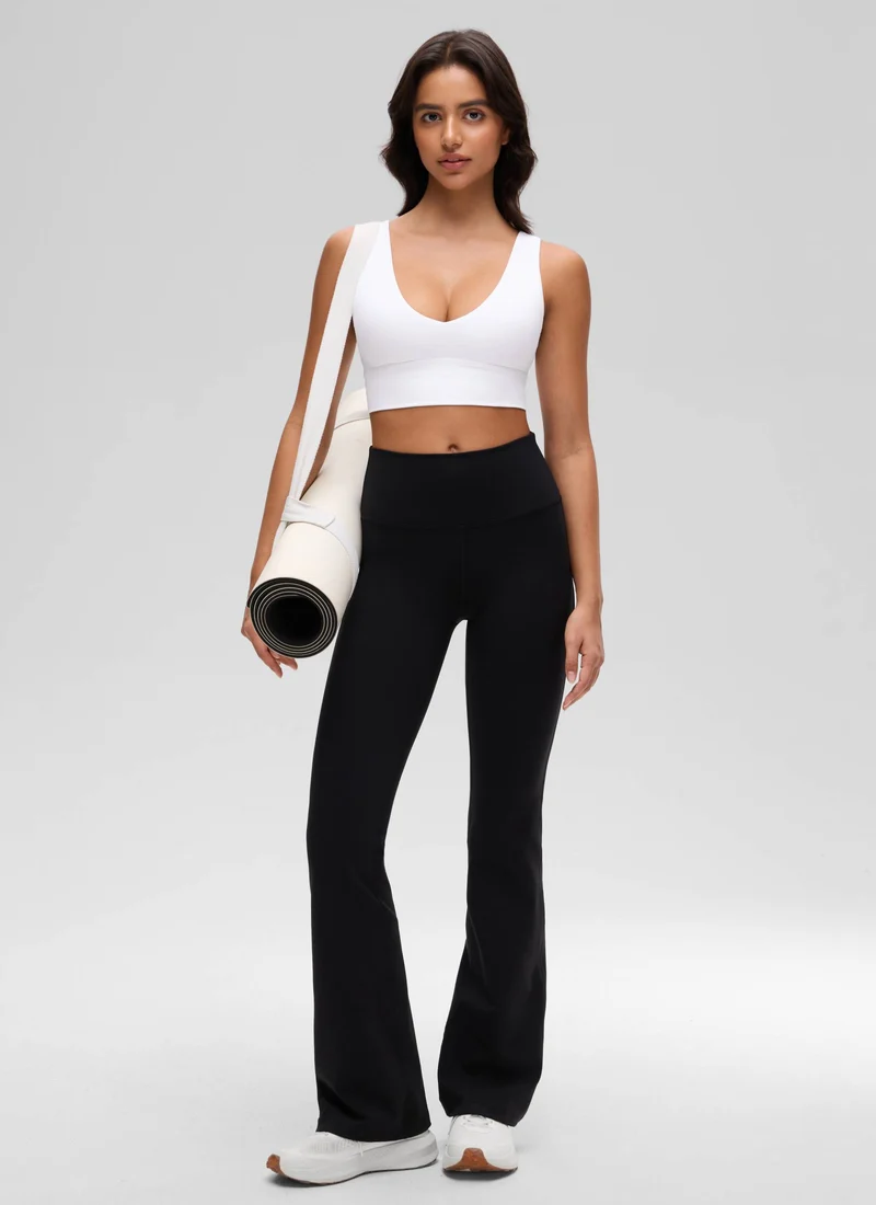 Butterluxe Deep V Neck Longline Sports Bra