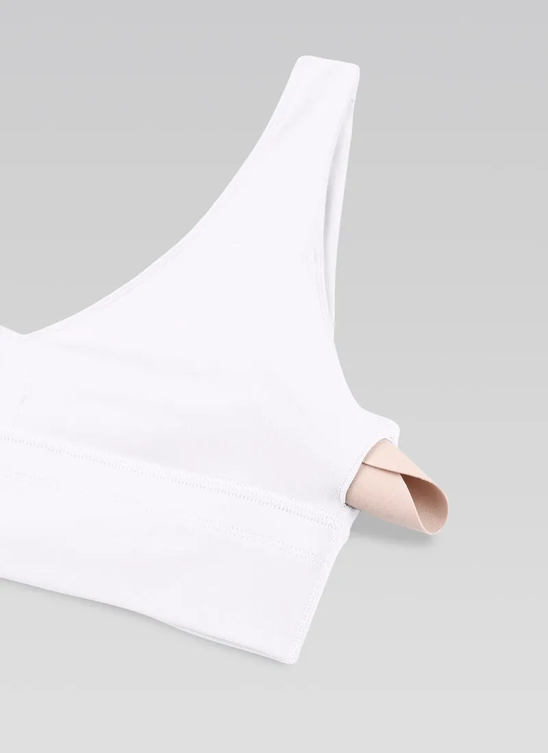 Butterluxe Deep V Neck Longline Sports Bra