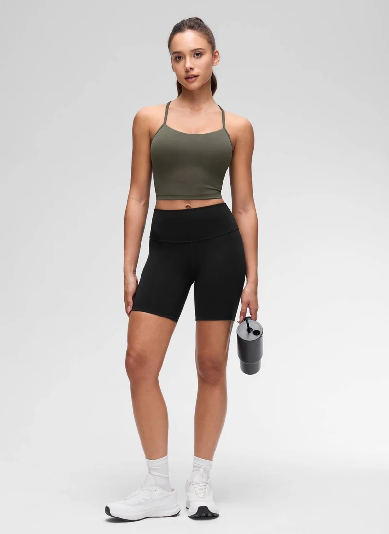 Butterluxe Y Back Built in Bra Tank