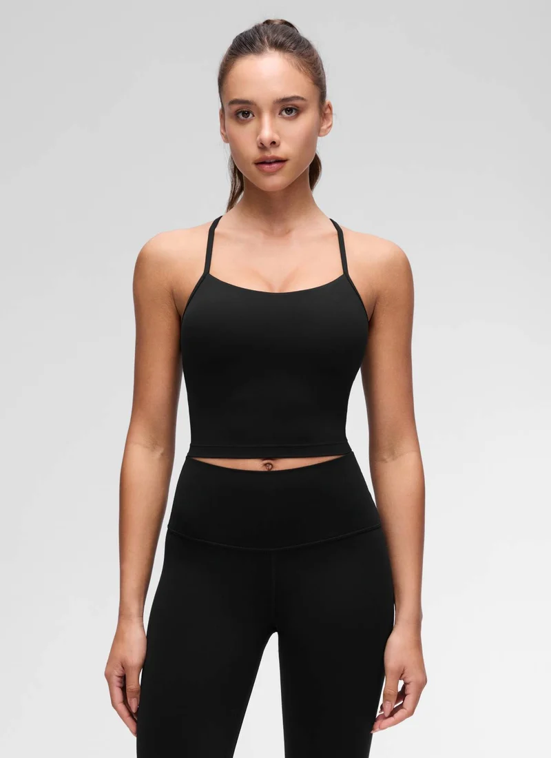 Butterluxe Y Back Built in Bra Tank