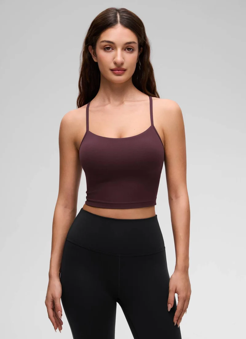 Butterluxe Y Back Built in Bra Tank