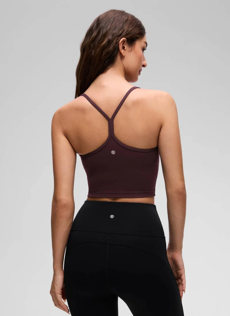 Butterluxe Y Back Built in Bra Tank