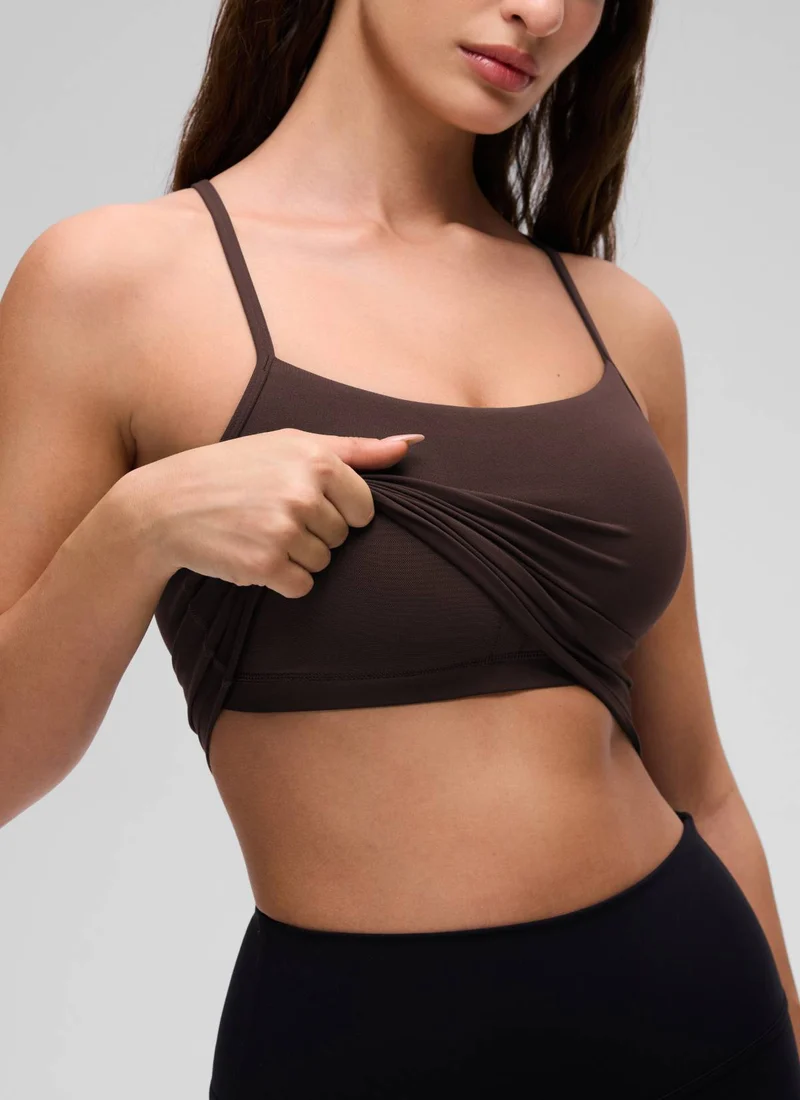Butterluxe Y Back Built in Bra Tank