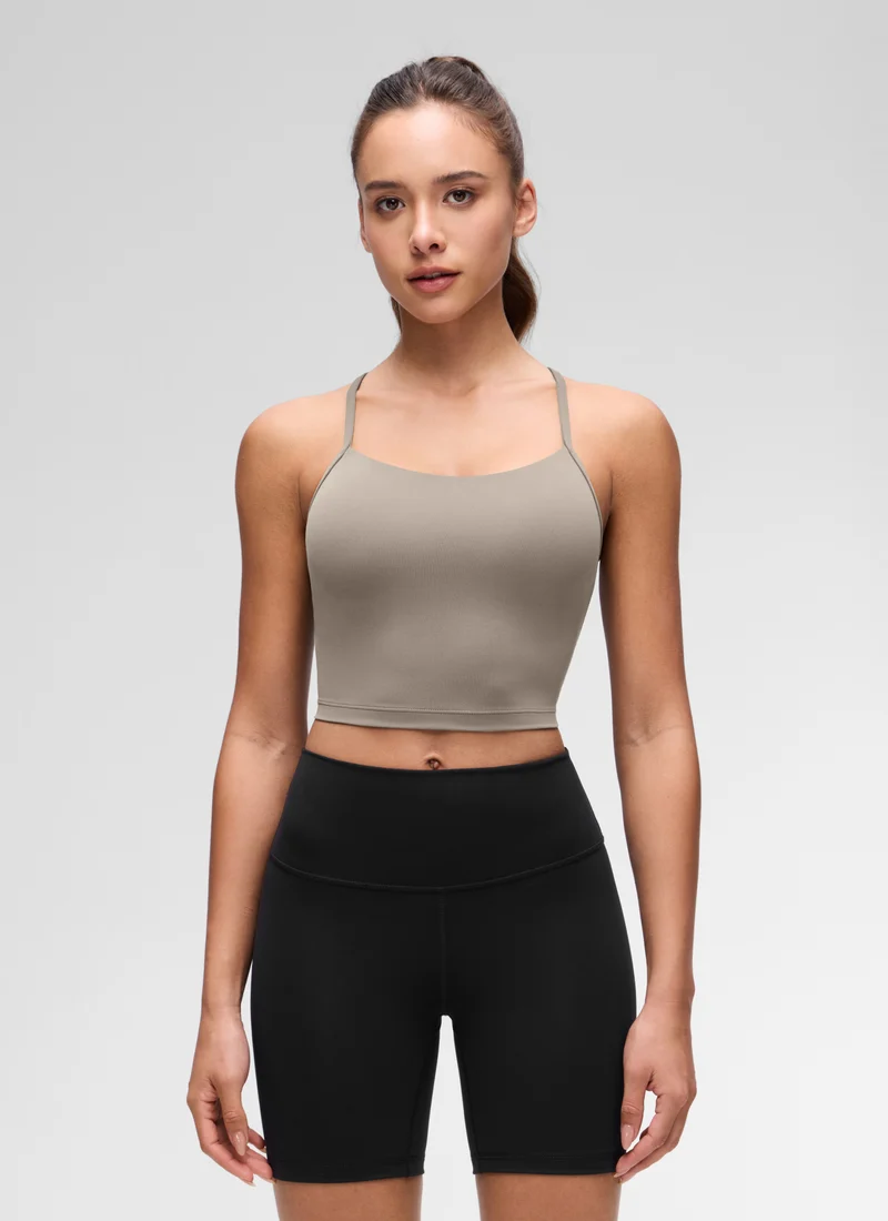 Butterluxe Y Back Built in Bra Tank