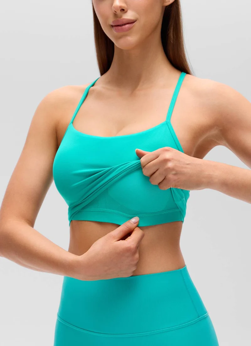 Butterluxe Y Back Built in Bra Tank