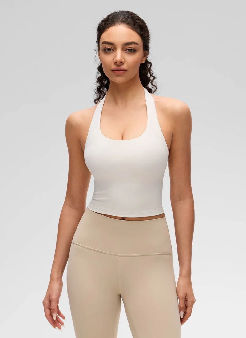 Butterluxe Built in Bra Halter Tank