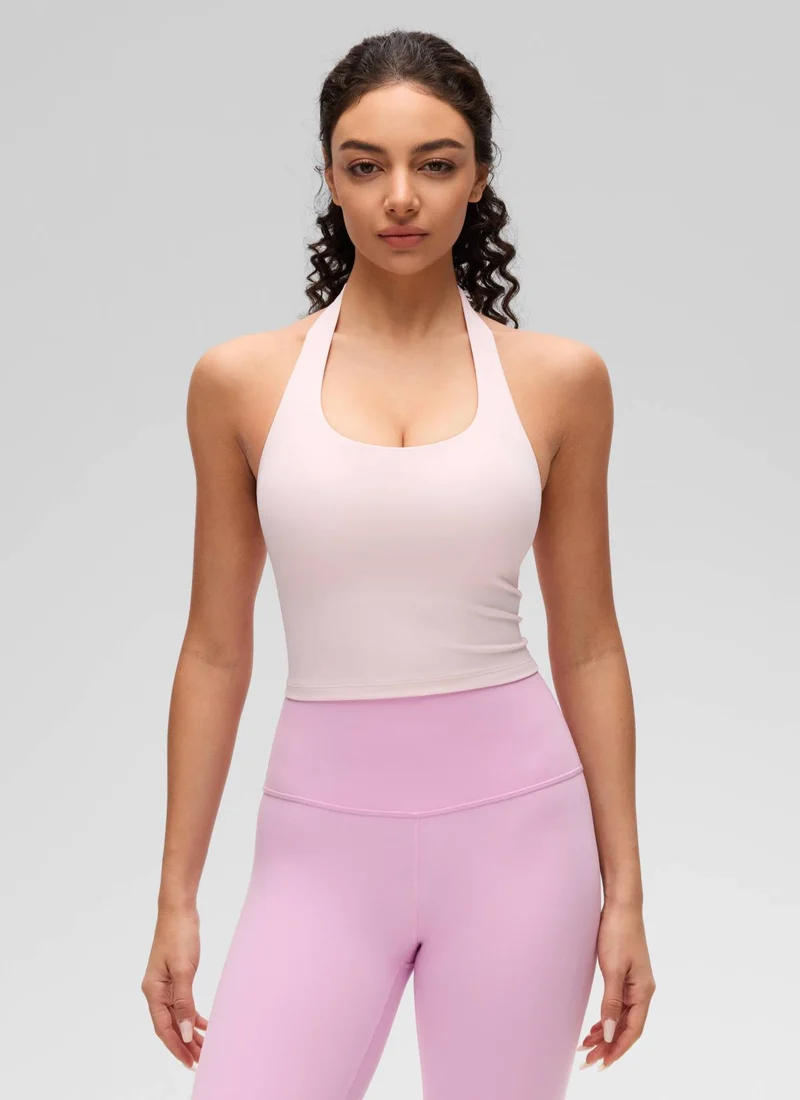 Butterluxe Built in Bra Halter Tank