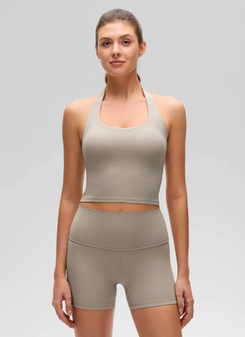 Butterluxe Built in Bra Halter Tank