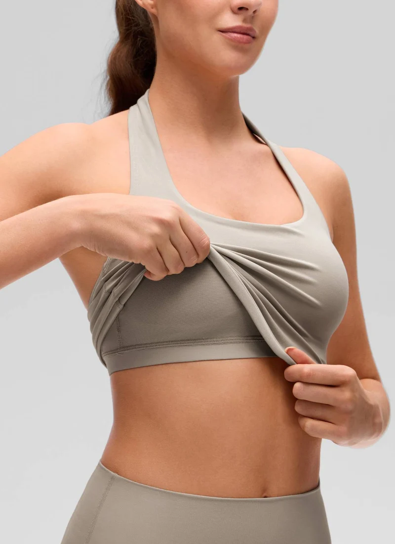 Butterluxe Built in Bra Halter Tank