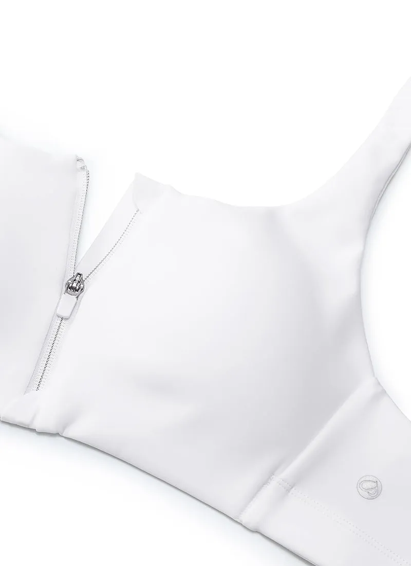 Zip Front High Impact Sports Bra