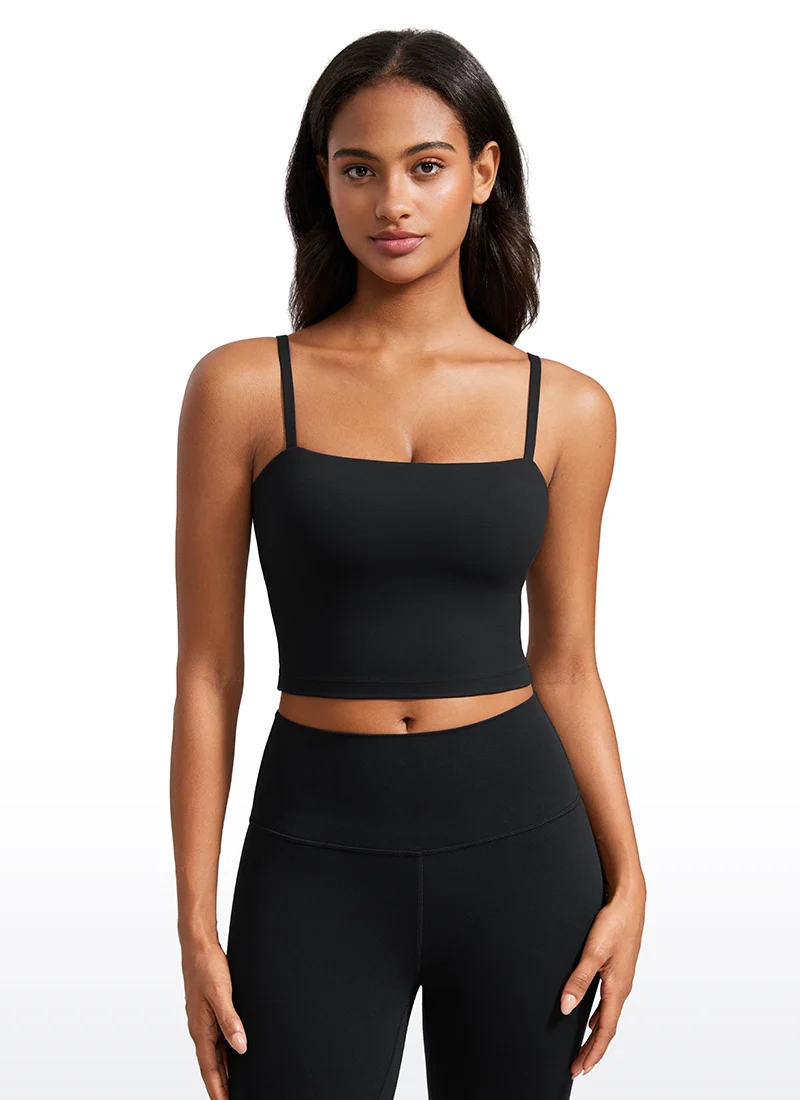 Butterluxe Built in Bra Adjustable Strap Tank