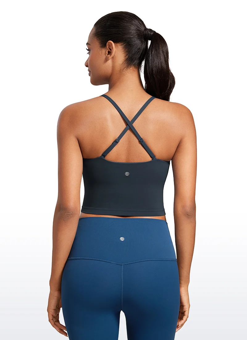 Butterluxe Built in Bra Adjustable Strap Tank