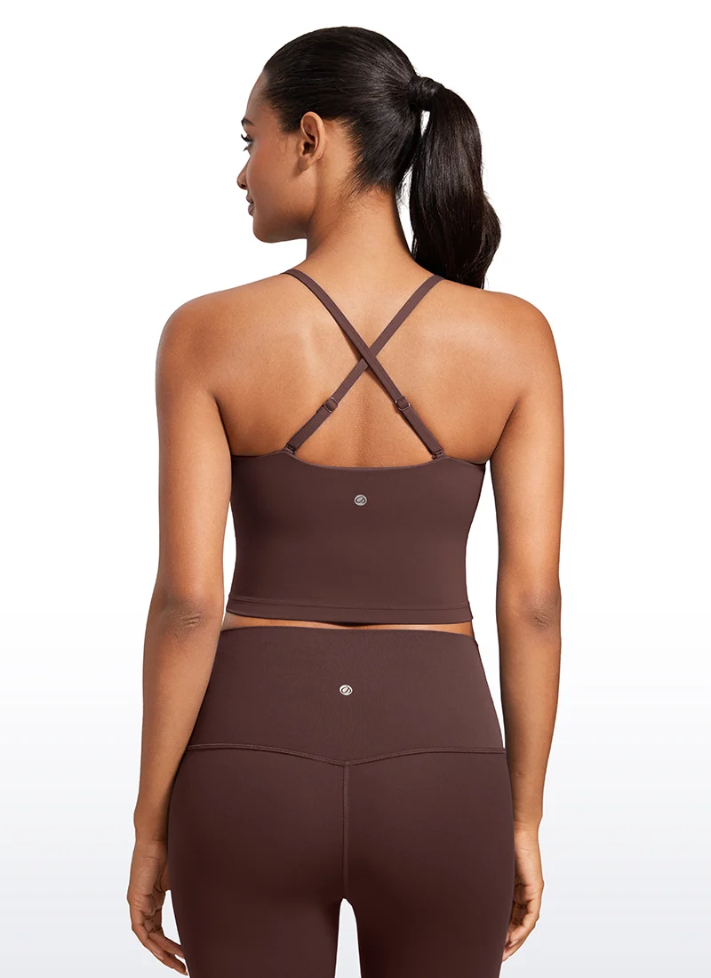 Butterluxe Built in Bra Adjustable Strap Tank