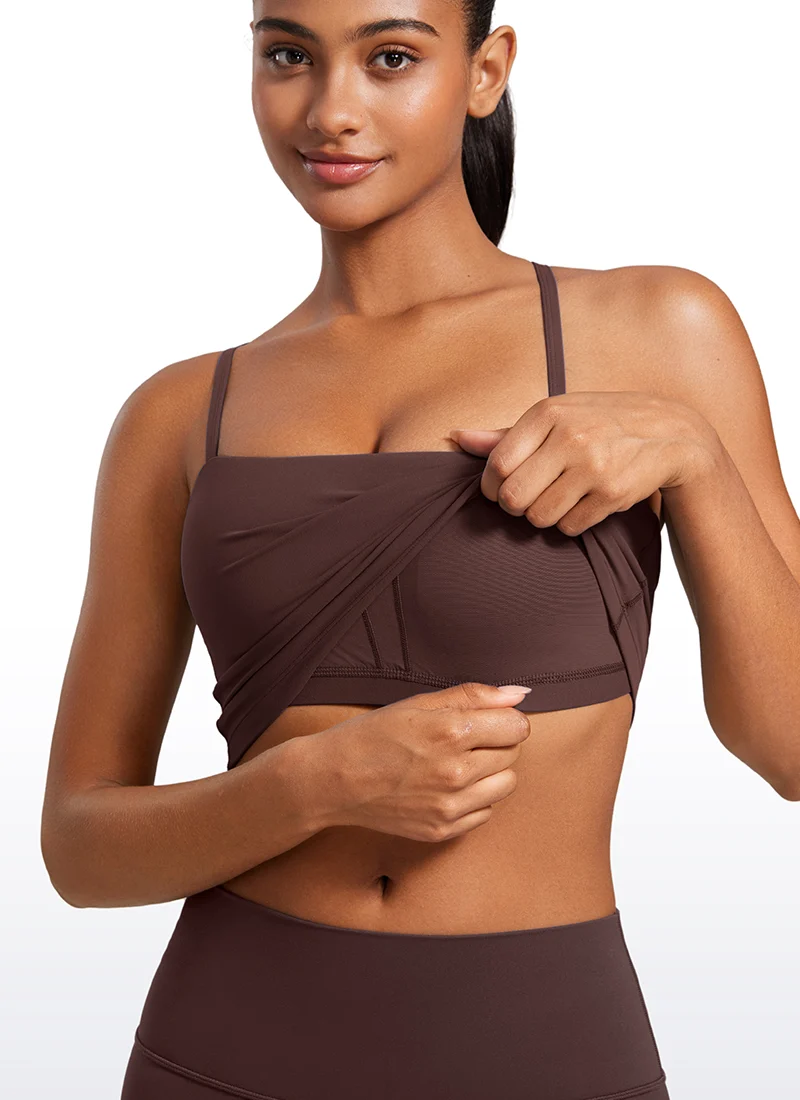 Butterluxe Built in Bra Adjustable Strap Tank