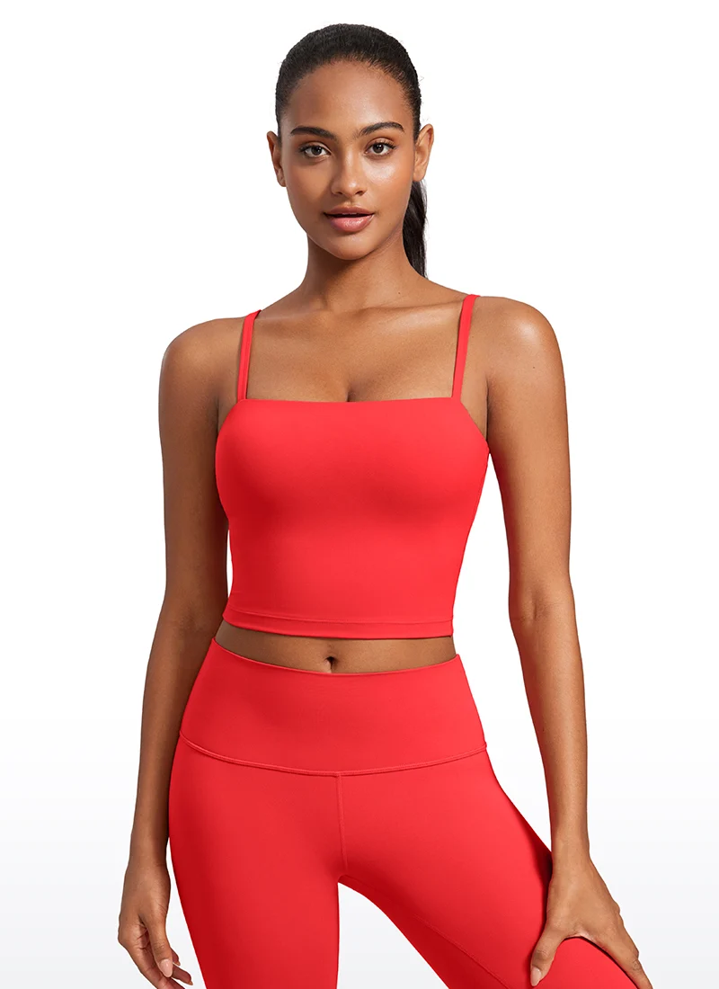 Butterluxe Built in Bra Adjustable Strap Tank