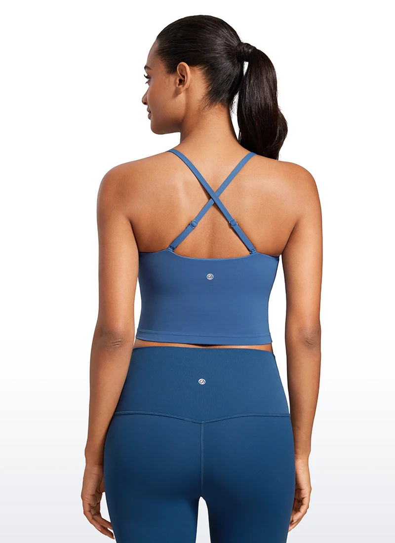 Butterluxe Built in Bra Adjustable Strap Tank