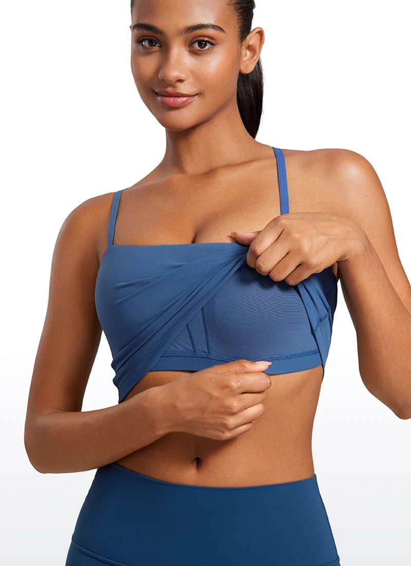 Butterluxe Built in Bra Adjustable Strap Tank