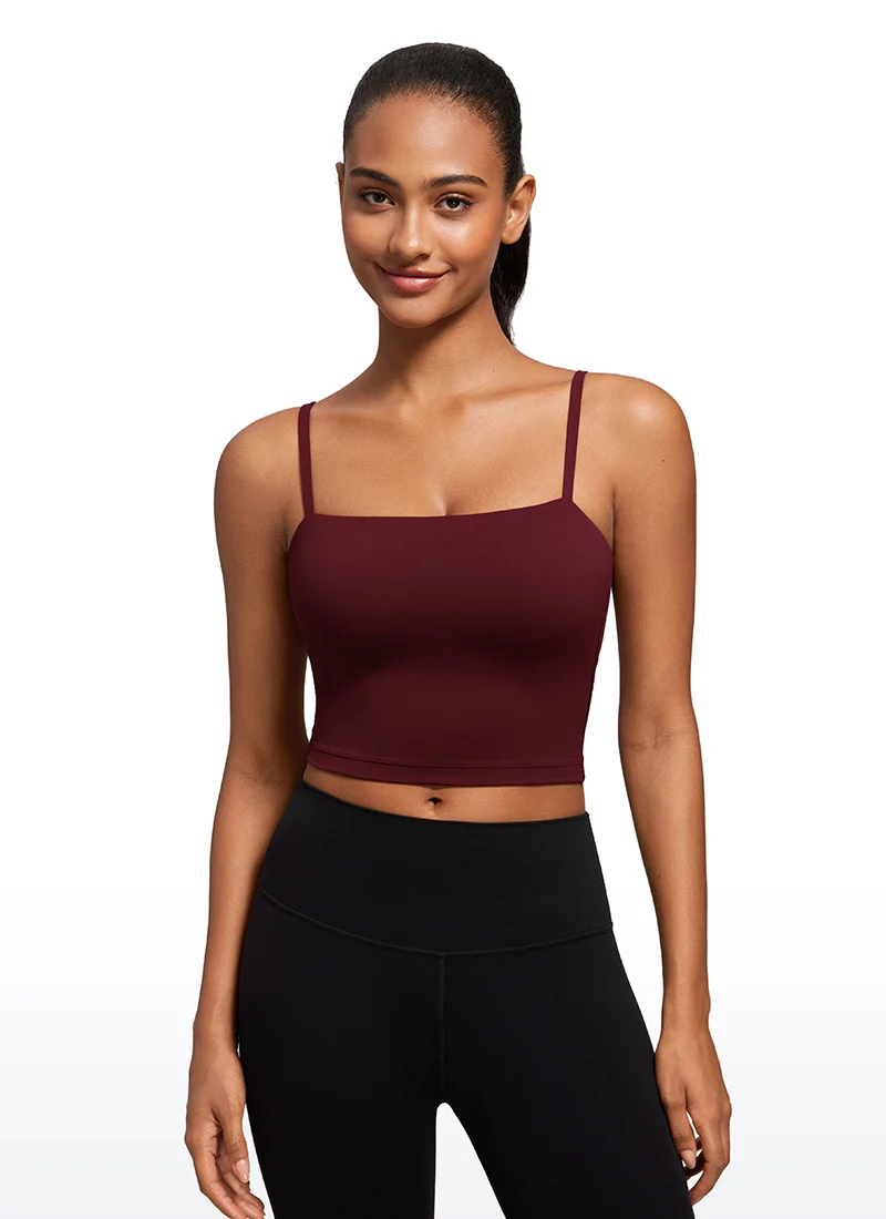 Butterluxe Built in Bra Adjustable Strap Tank