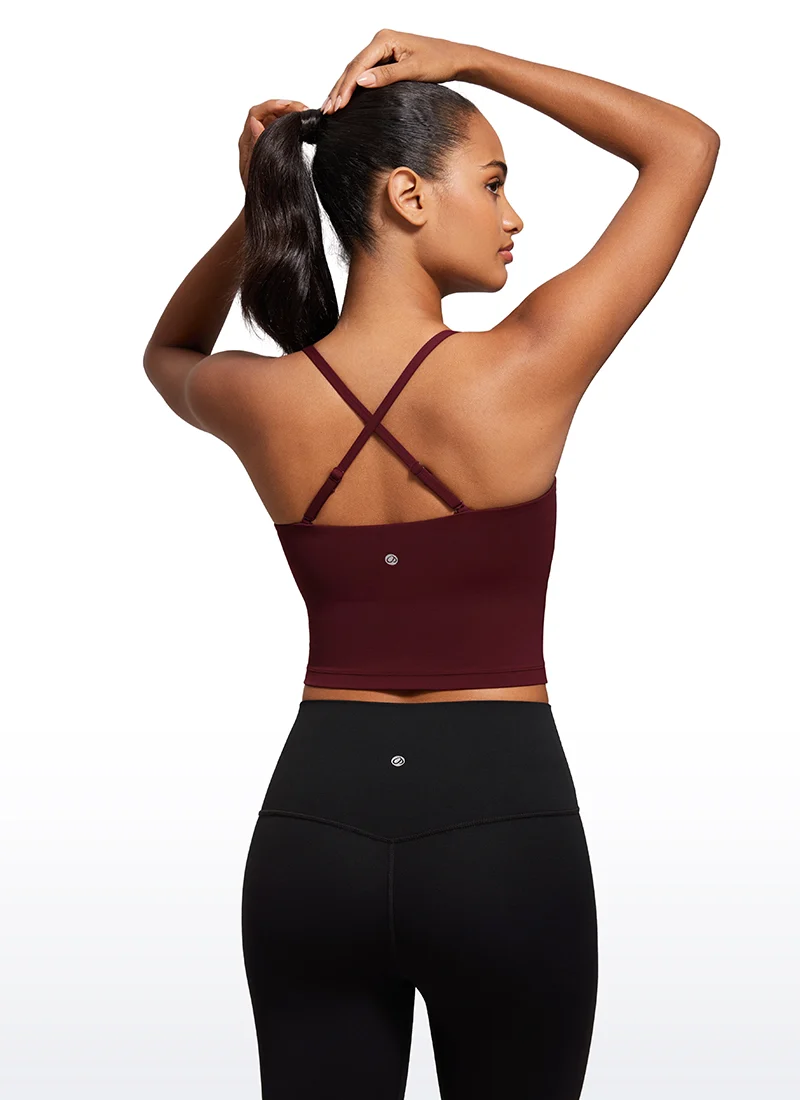 Butterluxe Built in Bra Adjustable Strap Tank