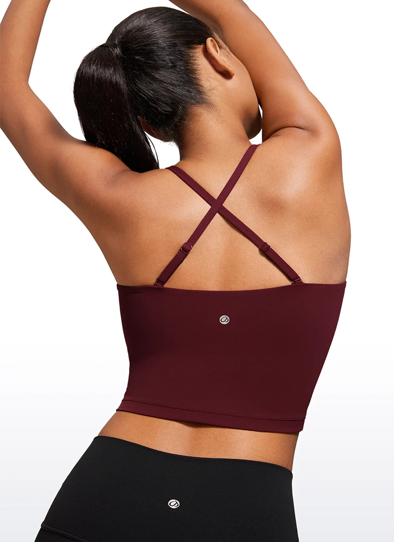 Butterluxe Built in Bra Adjustable Strap Tank