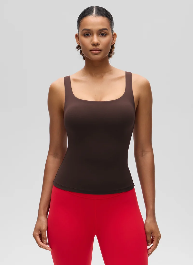 Butterluxe U Neck Built in Bra Tank
