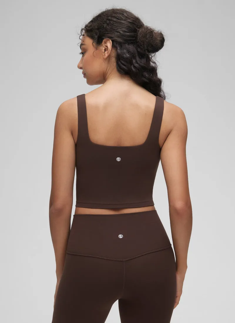 Butterluxe Square Neck Built in Bra Tank