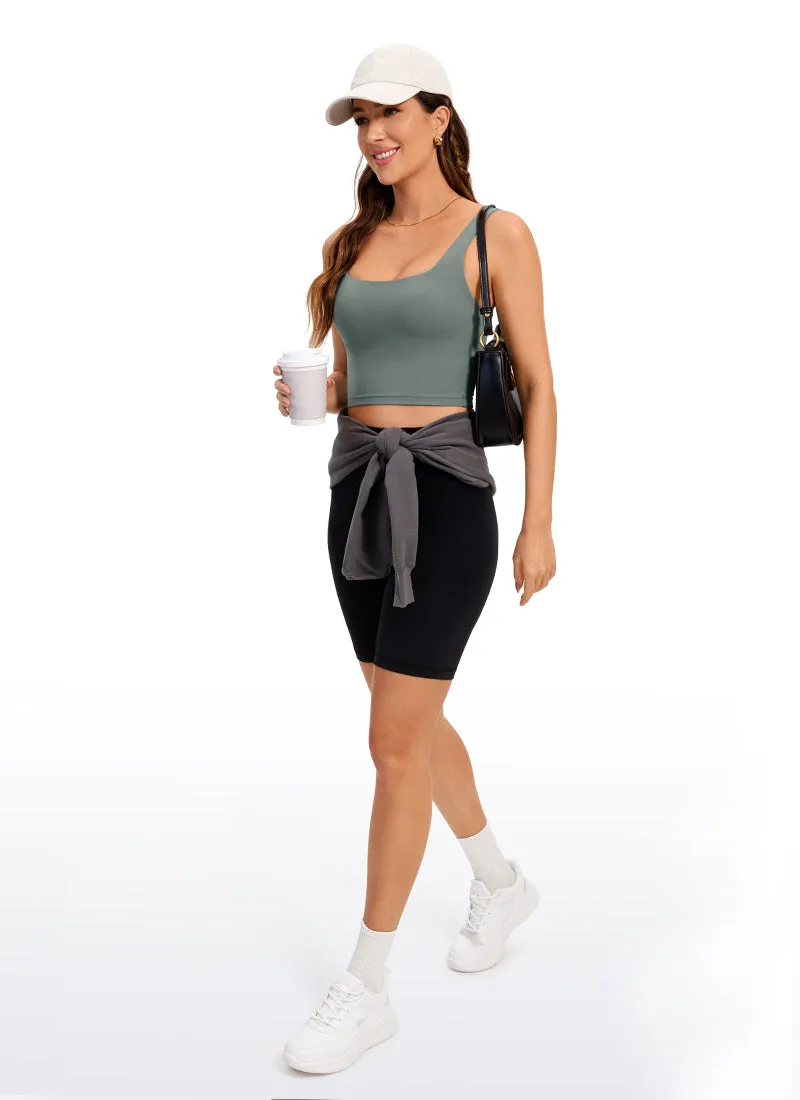 Butterluxe Square Neck Built in Bra Tank