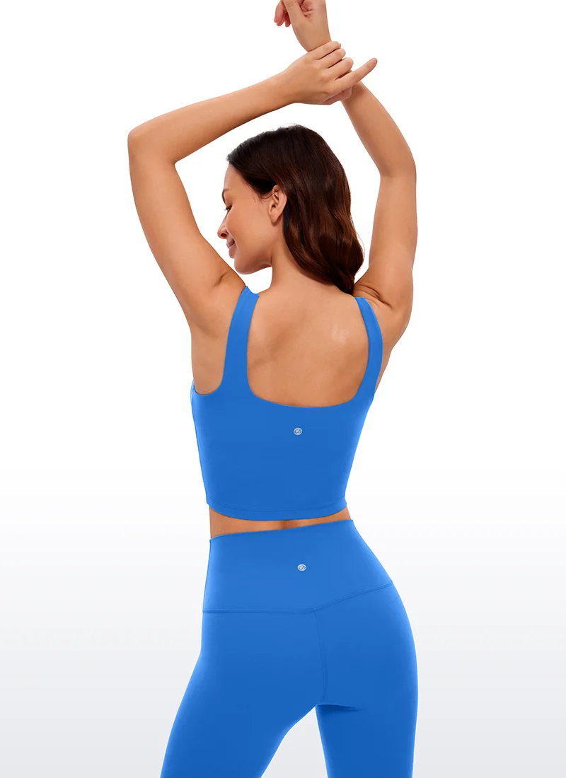 Butterluxe Square Neck Built in Bra Tank