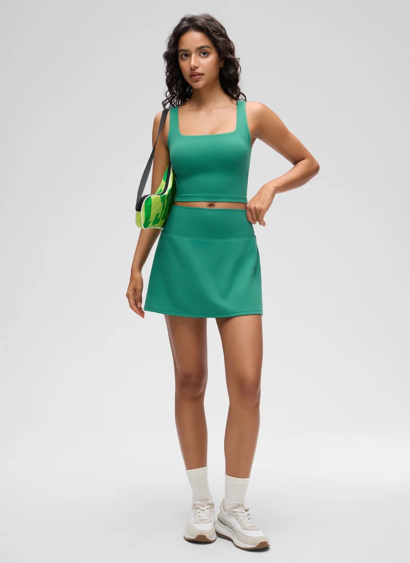 Butterluxe Square Neck Built in Bra Tank