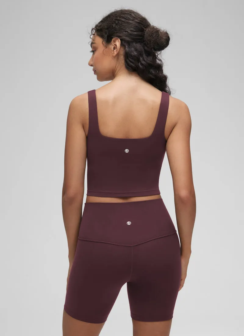 Butterluxe Square Neck Built in Bra Tank