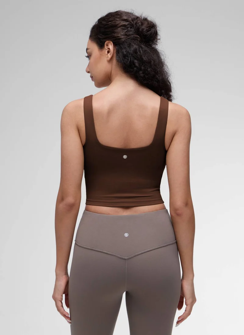 Butterluxe Square Neck Built in Bra Tank