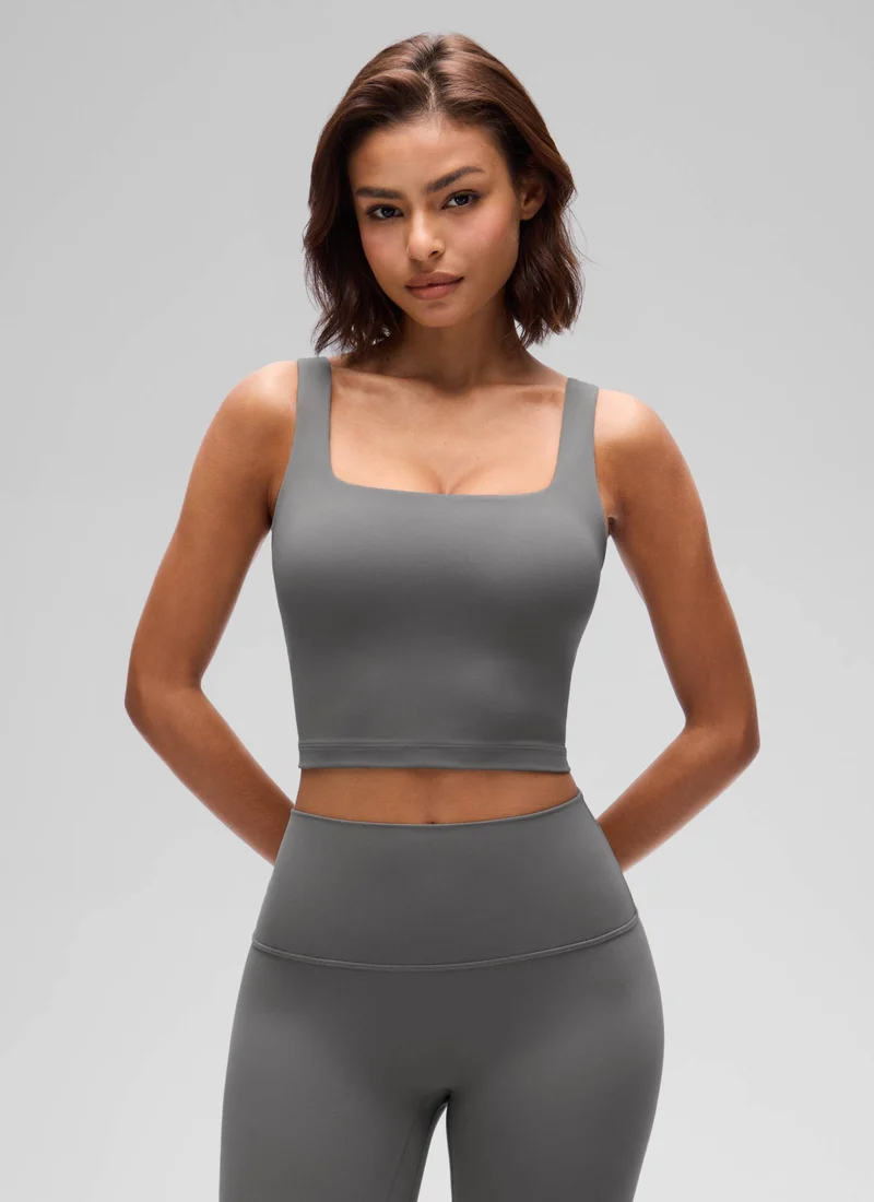 Butterluxe Square Neck Built in Bra Tank