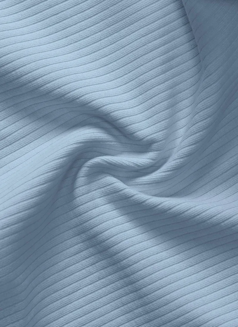 Ribbed U Neck Built in Bra Tank