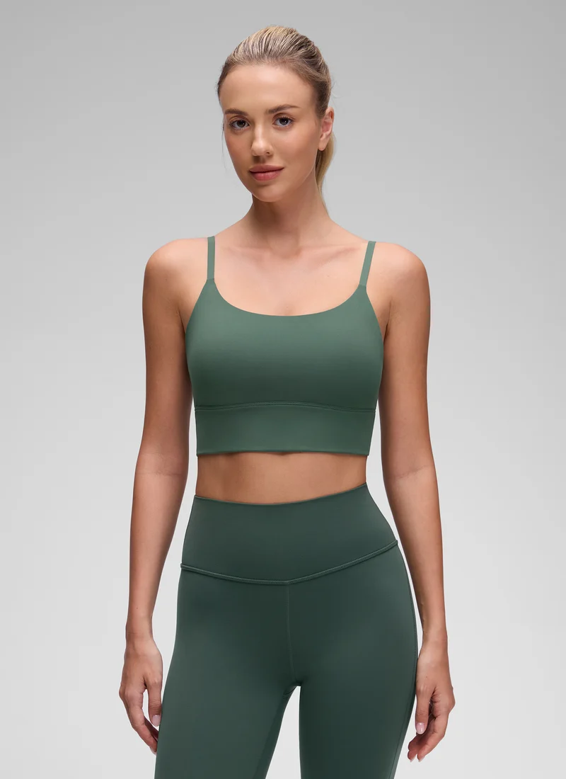Brushed Nakedfeel Longline Adjustable Bra