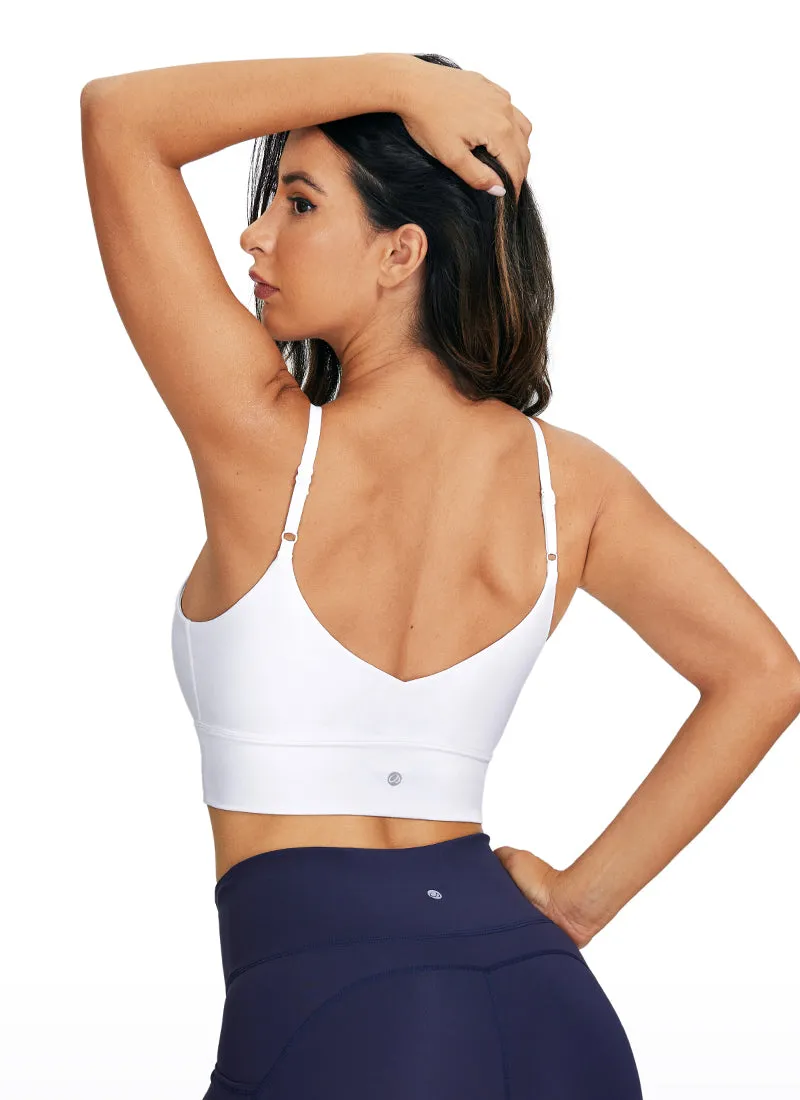 Brushed Nakedfeel Longline Adjustable Bra