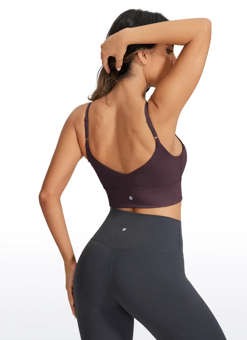 Brushed Nakedfeel Longline Adjustable Bra