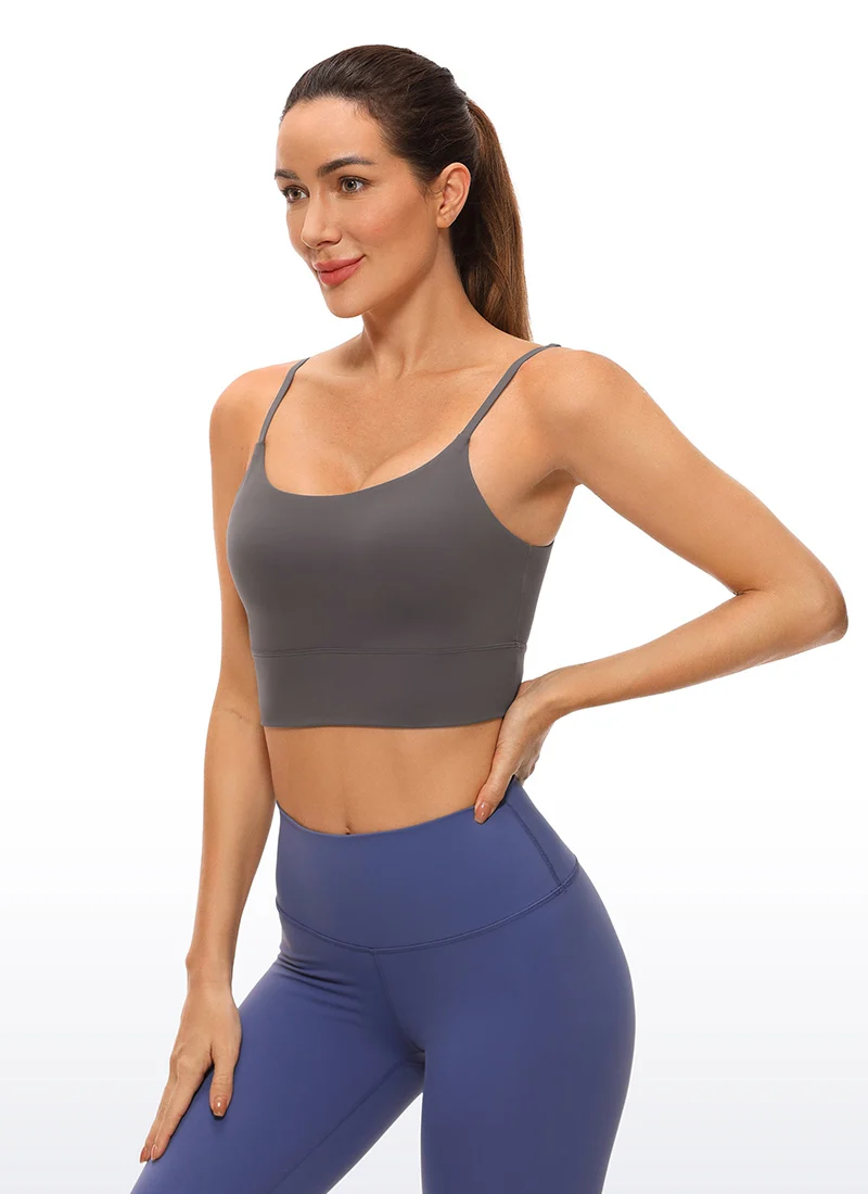 Brushed Nakedfeel Longline Adjustable Bra