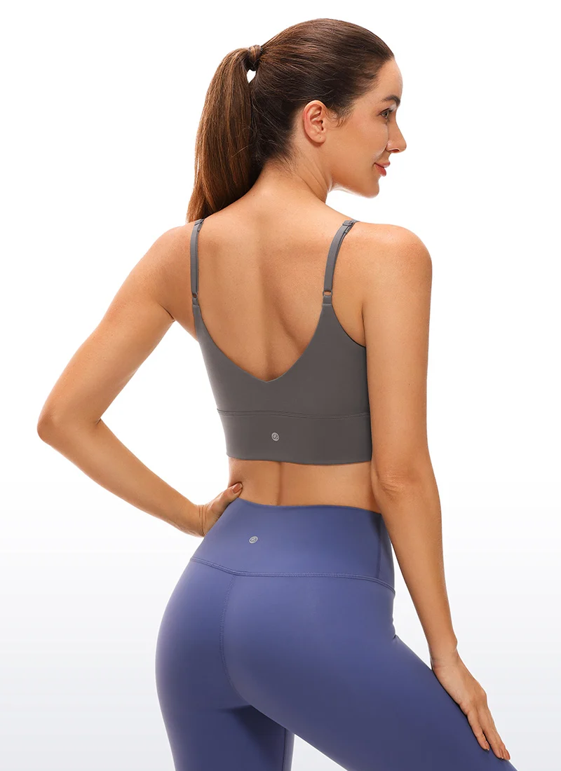 Brushed Nakedfeel Longline Adjustable Bra